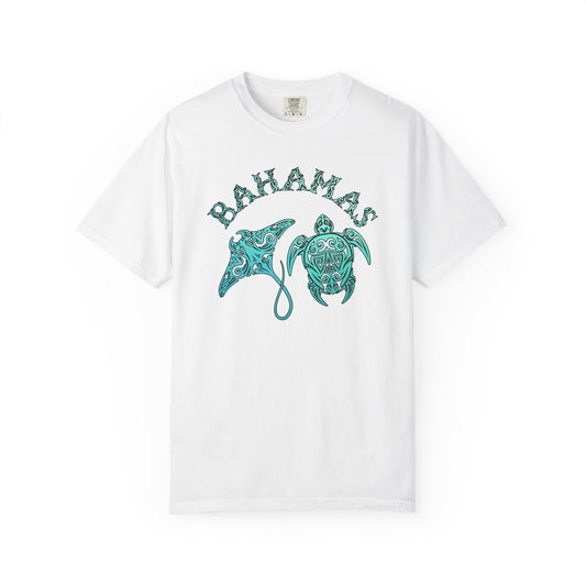 Bahamas Sea Life T-Shirt | Stingray & Sea Turtle Tee
