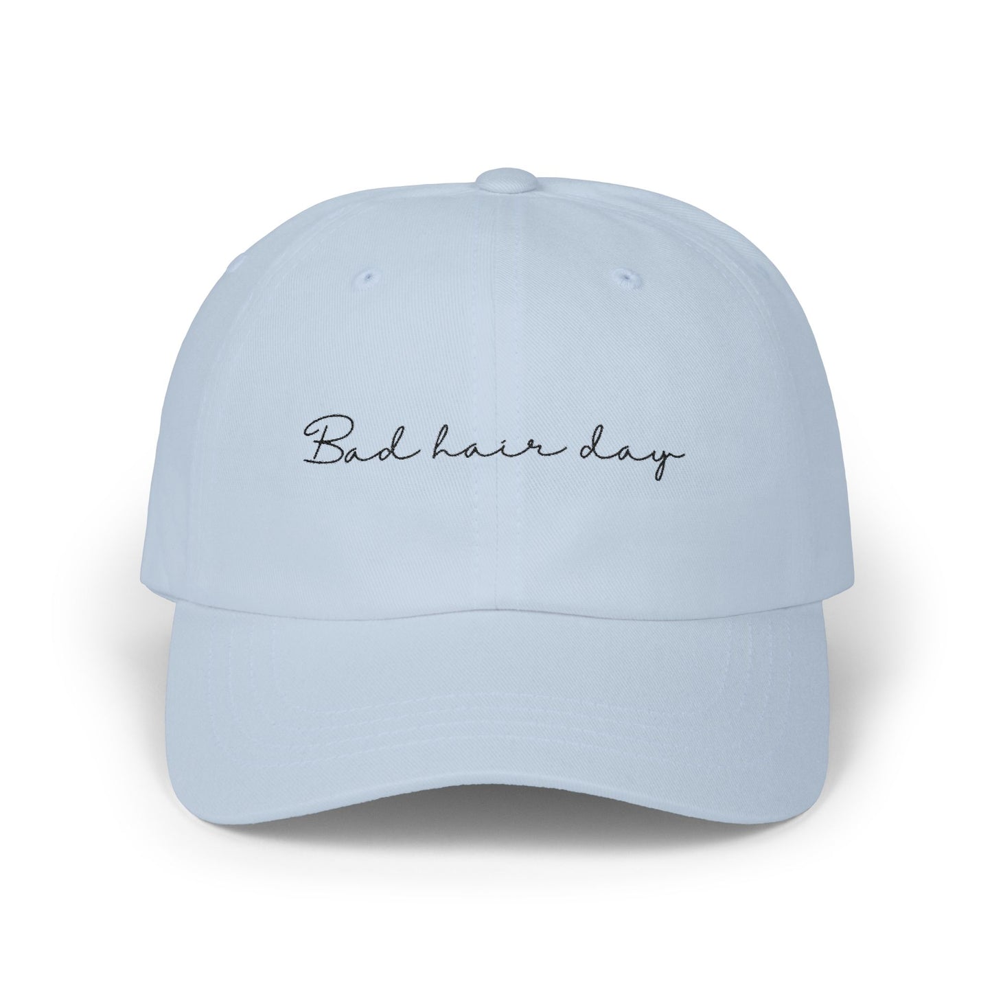 "Bad Hair Day" Hat — Embroidered Adjustable Baseball Hat