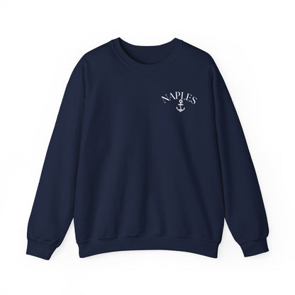 Naples Anchor Sweatshirt | Unisex Nautical Crewneck