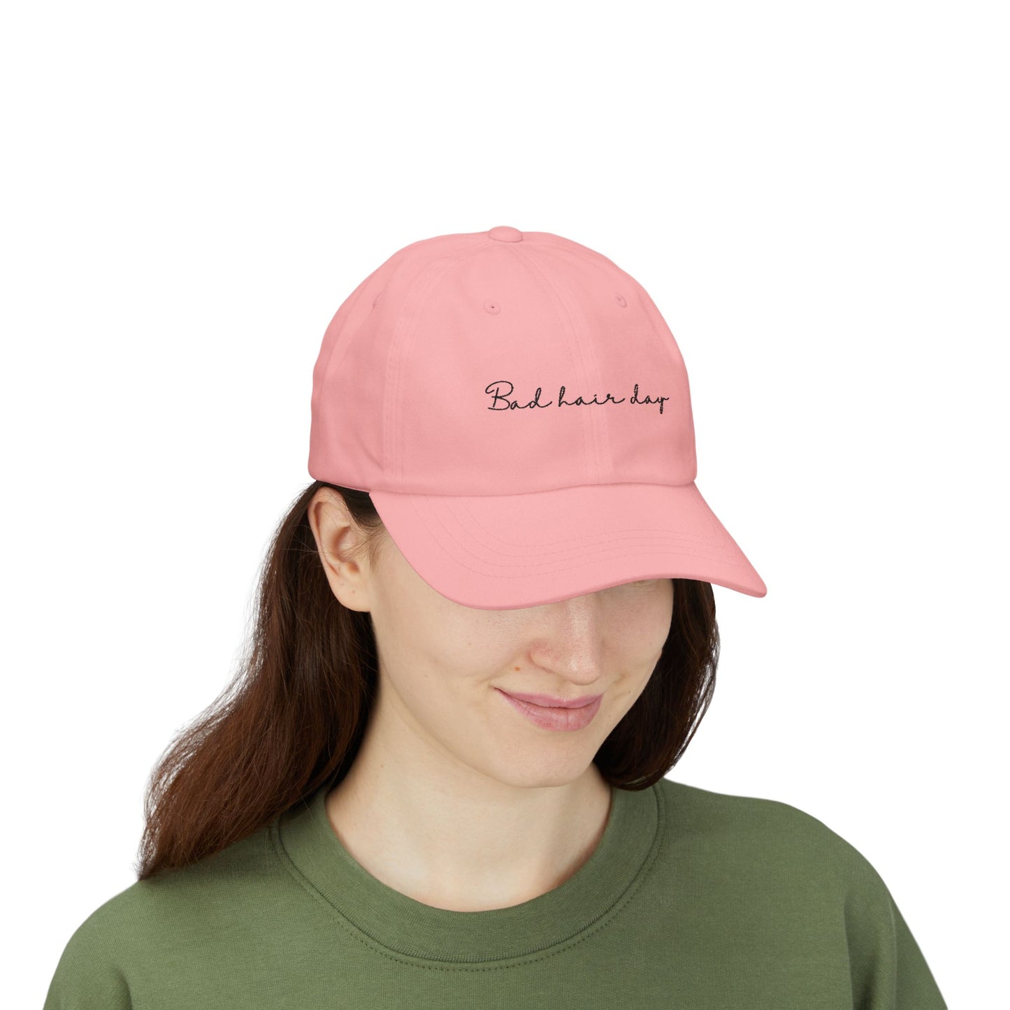 "Bad Hair Day" Hat — Embroidered Adjustable Baseball Hat