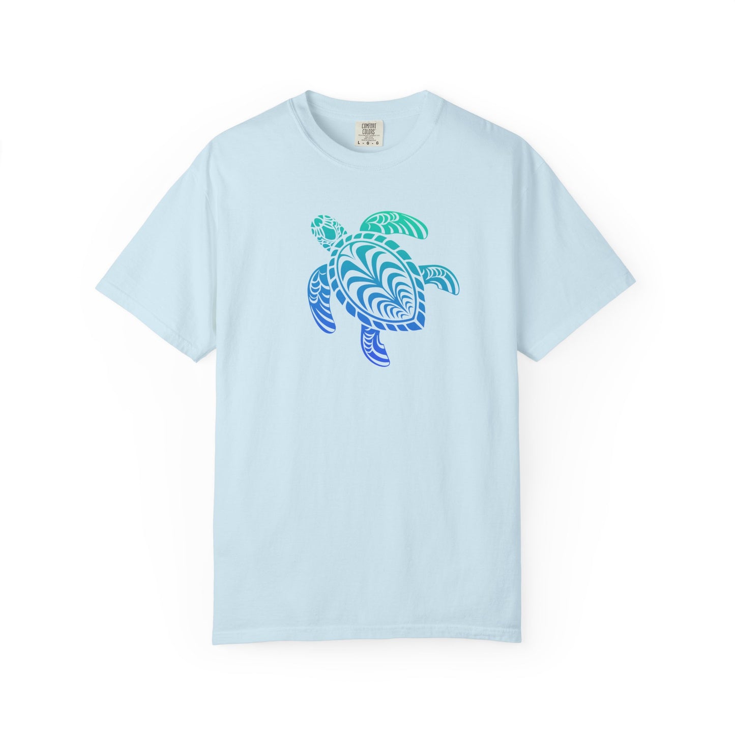 Ocean-Inspired Turtle Graphic Tee | Comfort Colors Beach Shirt