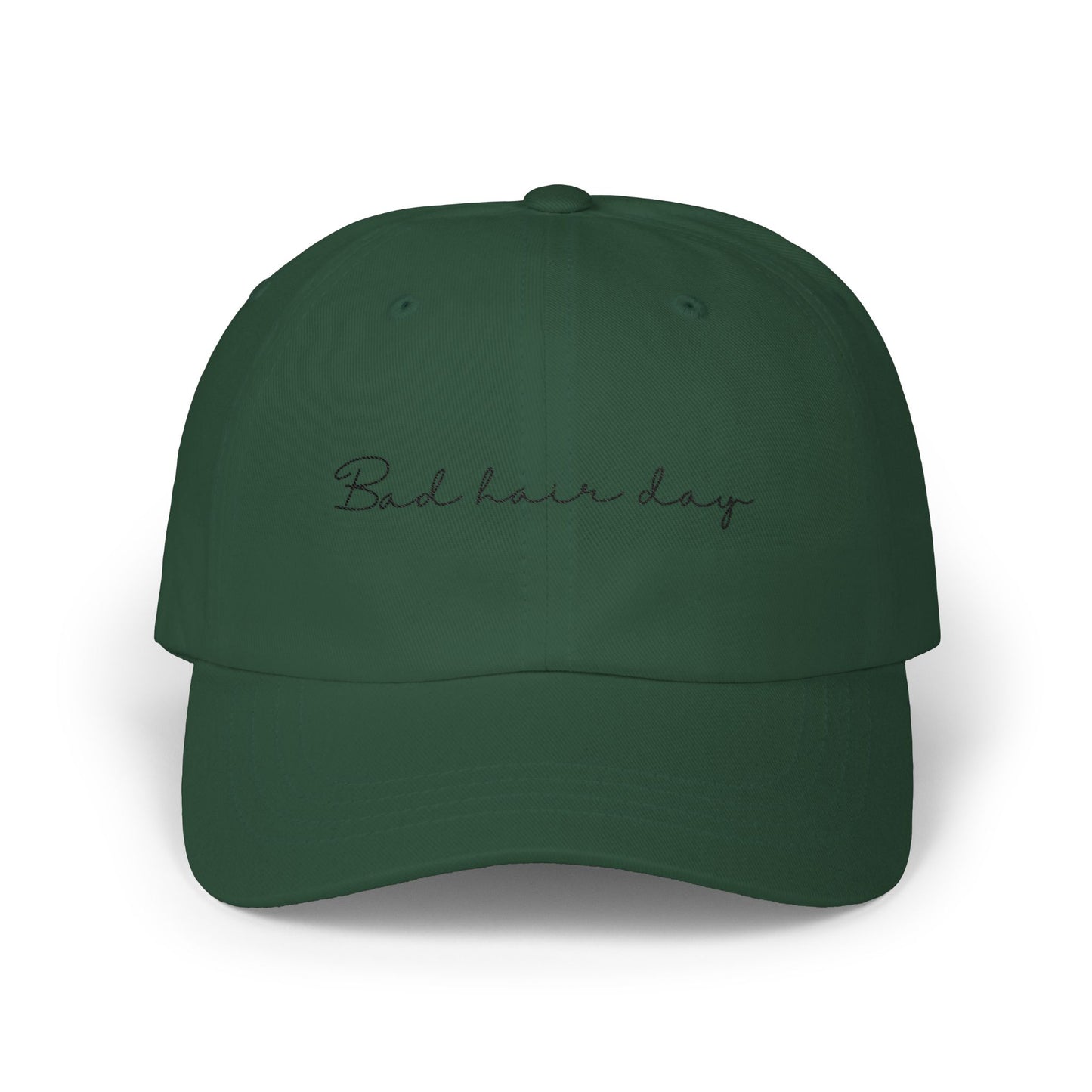 "Bad Hair Day" Hat — Embroidered Adjustable Baseball Hat