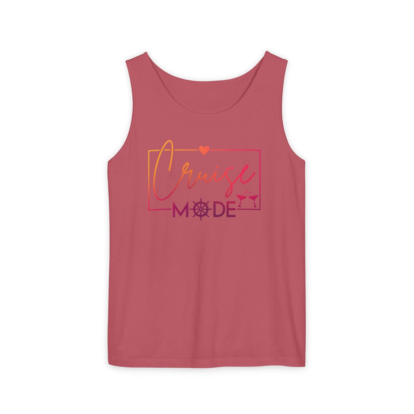 Cruise Mode Tank Top | Coastal Vacation Summer Tee
