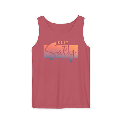 Stay Salty Matthew 5:13 Tank Top | Christian Scripture Summer Top