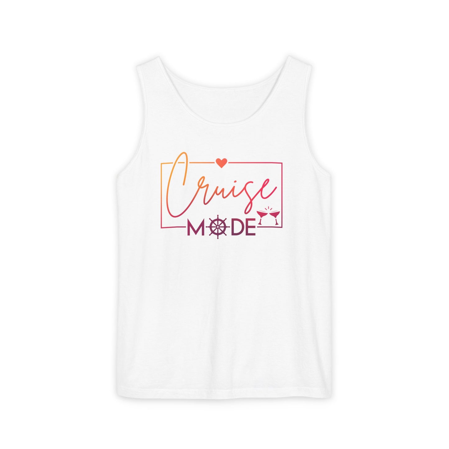 Cruise Mode Tank Top | Coastal Vacation Summer Tee