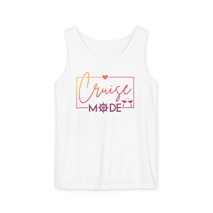 Cruise Mode Tank Top | Coastal Vacation Summer Tee