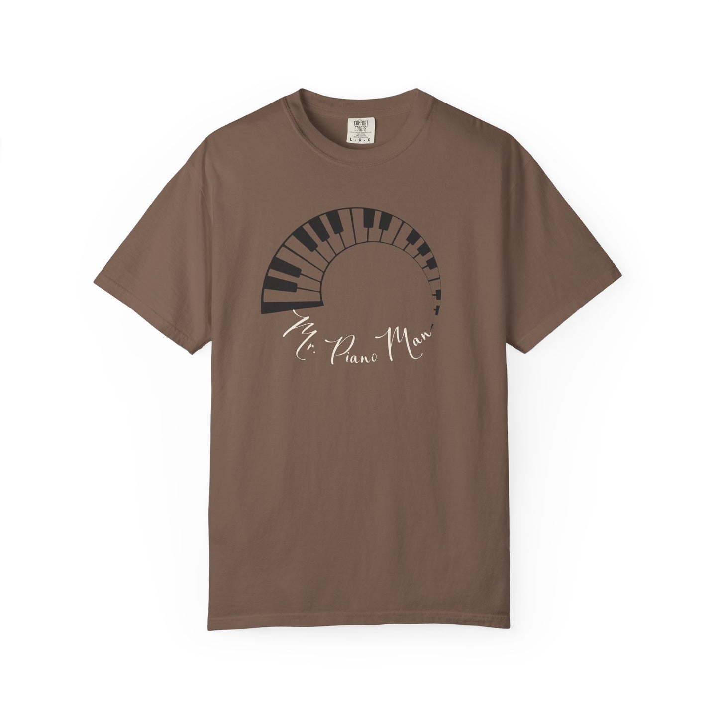 Musical Mr. Piano Man Tee | Comfort Colors Music Lover Shirt