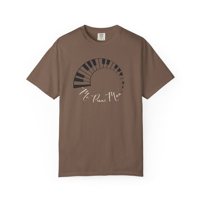 Musical Mr. Piano Man Tee | Comfort Colors Music Lover Shirt