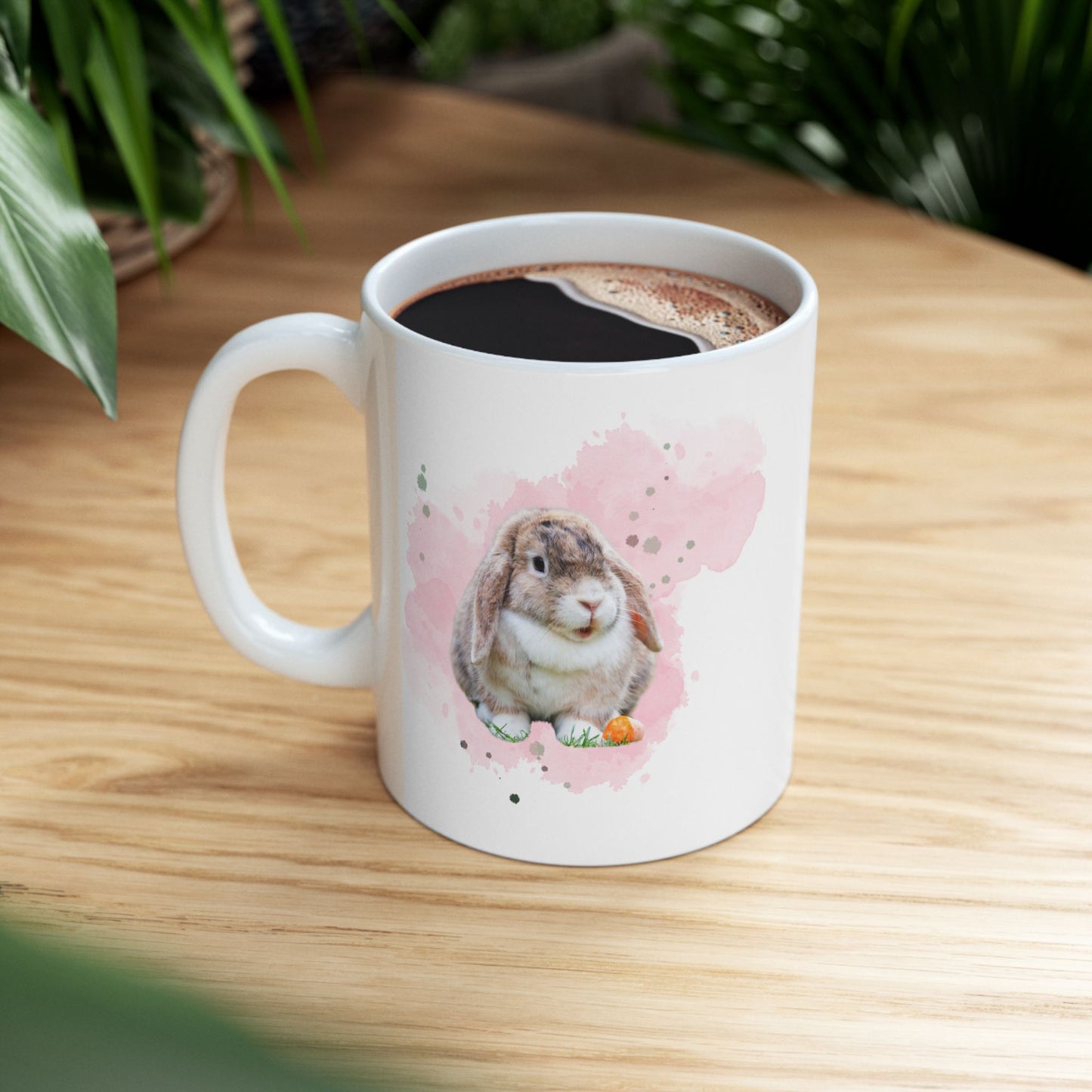 Hello Spring Bunny Mug | Inspirational Ceramic Mug