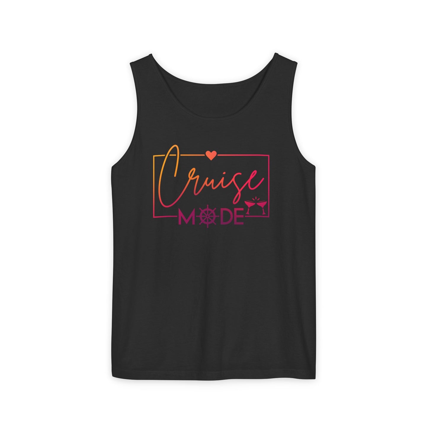 Cruise Mode Tank Top | Coastal Vacation Summer Tee