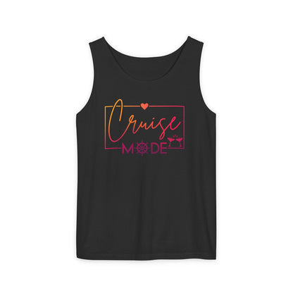 Cruise Mode Tank Top | Coastal Vacation Summer Tee