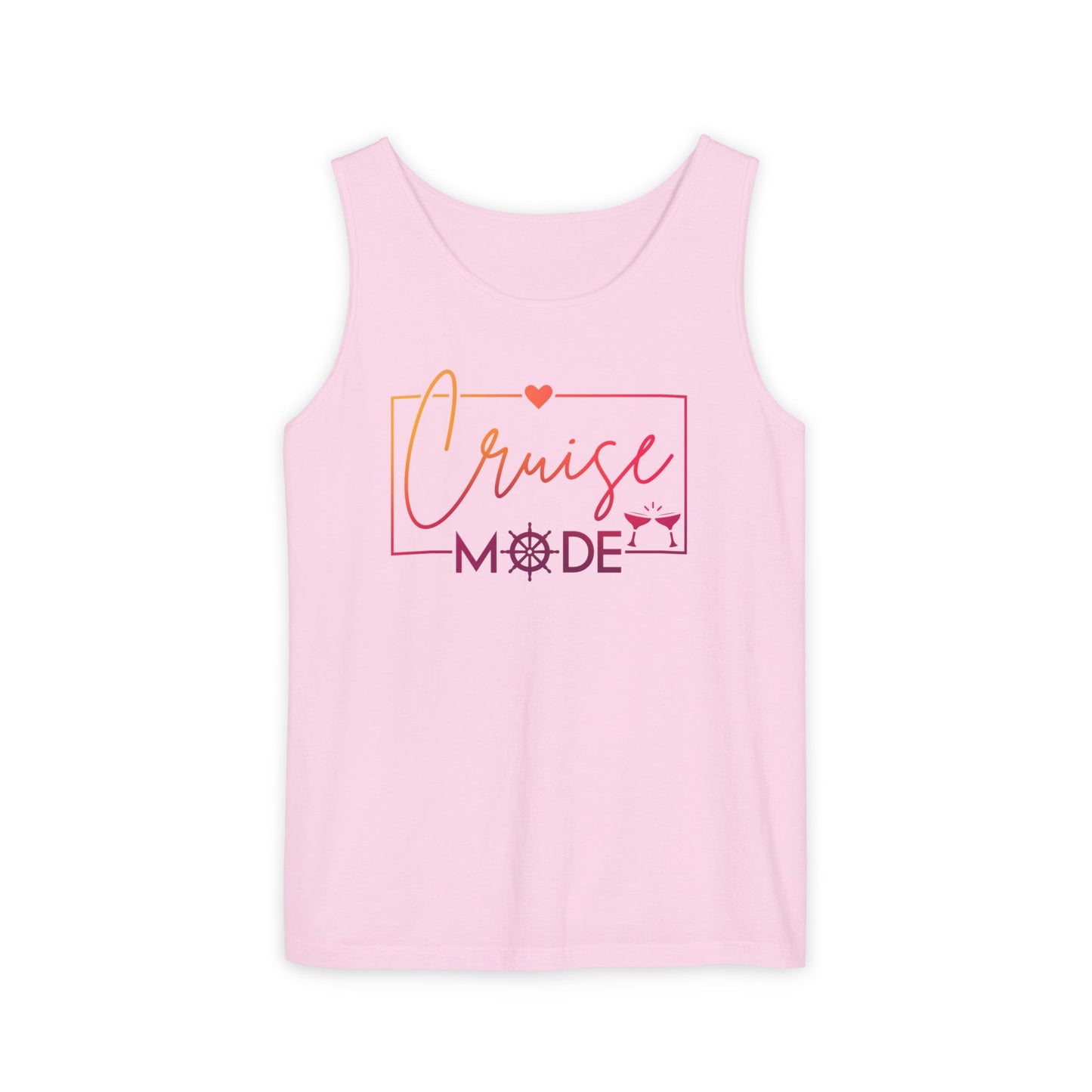 Cruise Mode Tank Top | Coastal Vacation Summer Tee