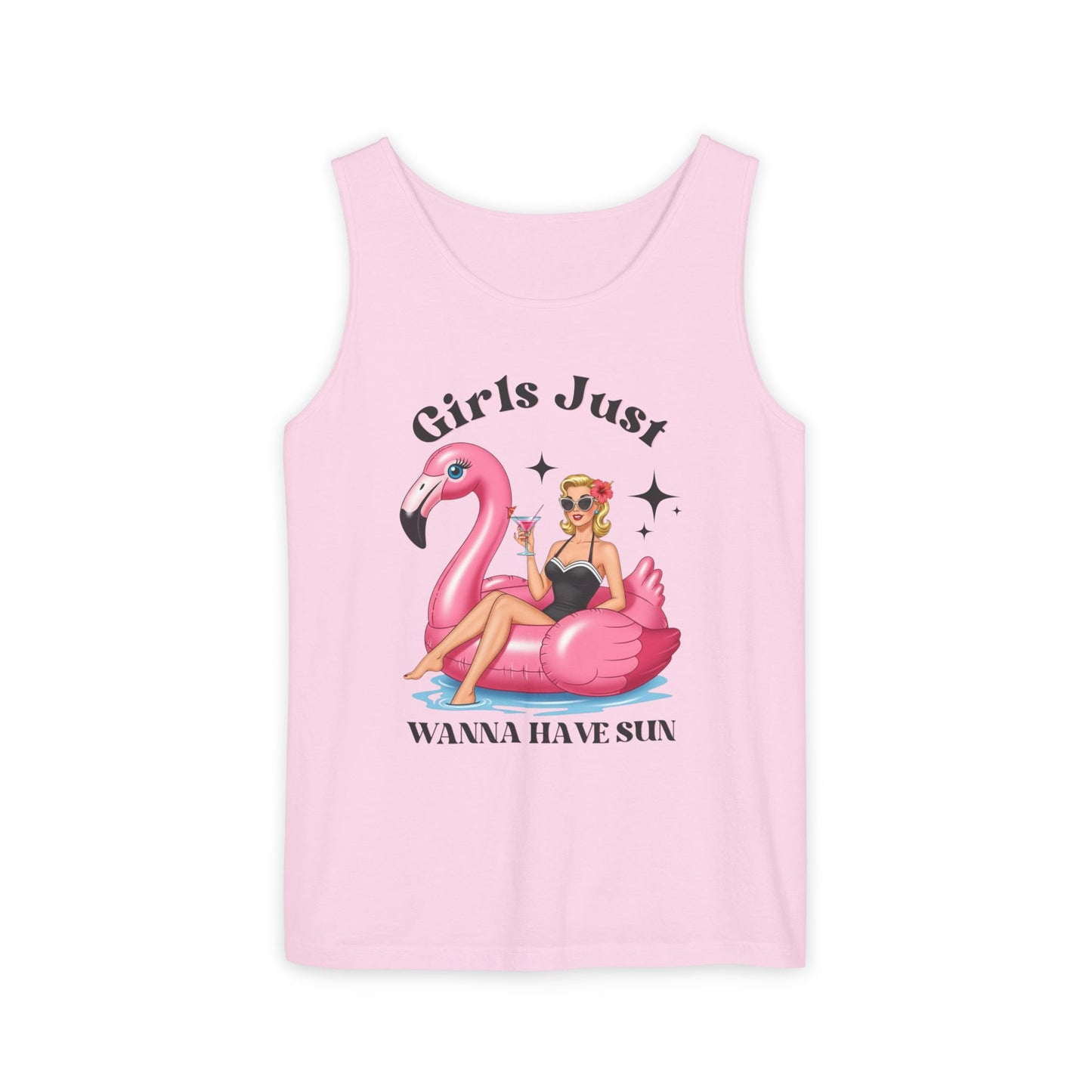 Girls Just Wanna Have Sun Tank | 1950s Vintage Summer Top