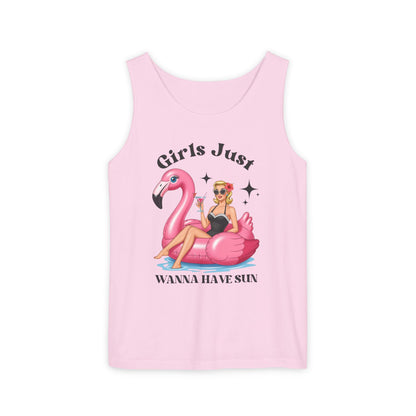 Girls Just Wanna Have Sun Tank | 1950s Vintage Summer Top