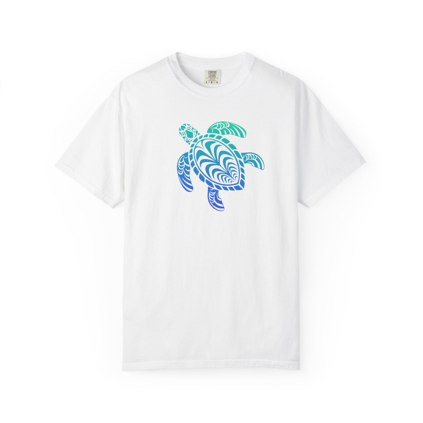 Ocean-Inspired Turtle Graphic Tee | Comfort Colors Beach Shirt