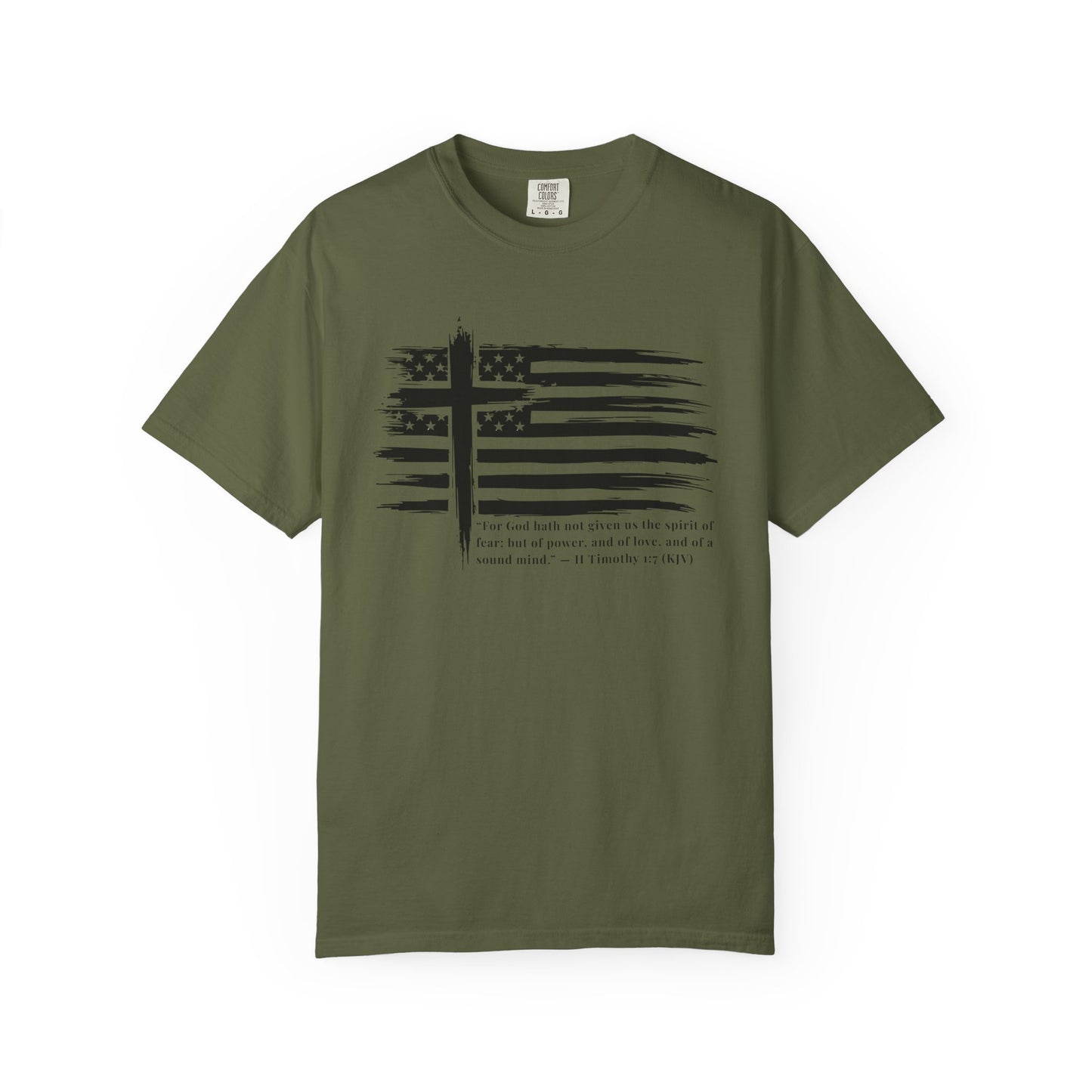 Patriotic Christian Cross Flag T-Shirt | Freedom Tee