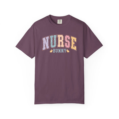 Cute Nurse Bunny Graphic Tee for Healthcare Workers, Nurse Bunny T-Shirt, Perfect Gift for Nurses, Birthday Gift, Easter, Spring, Everyday Wear