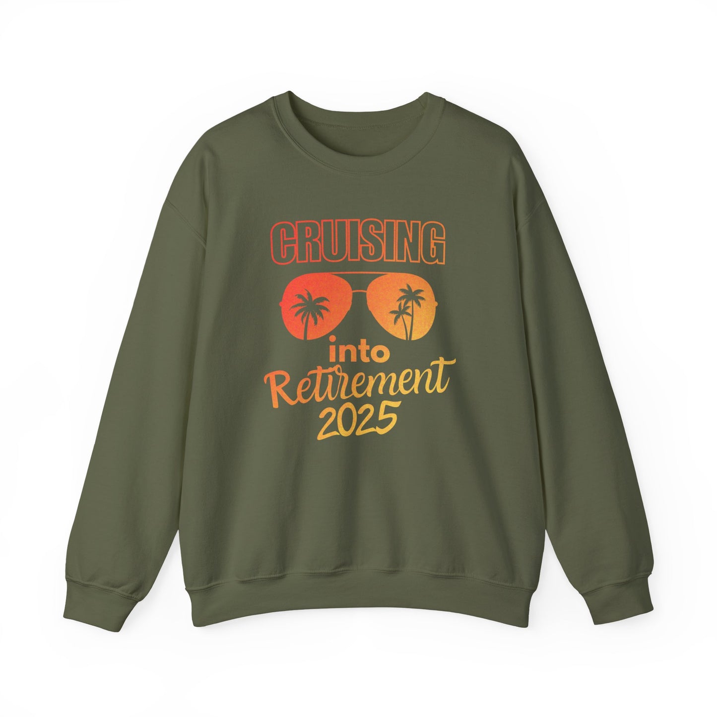 Cruising into Retirement 2025 | Retirement Sweatshirt