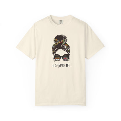 Casino Life Comfort Colors T-Shirt, Graphic Tee for Casino Lovers, Fun Gift for Gamblers, Casual Wear, Trendy Street Style