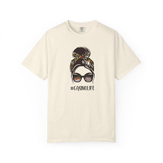 Casino Life Comfort Colors T-Shirt, Graphic Tee for Casino Lovers, Fun Gift for Gamblers, Casual Wear, Trendy Street Style