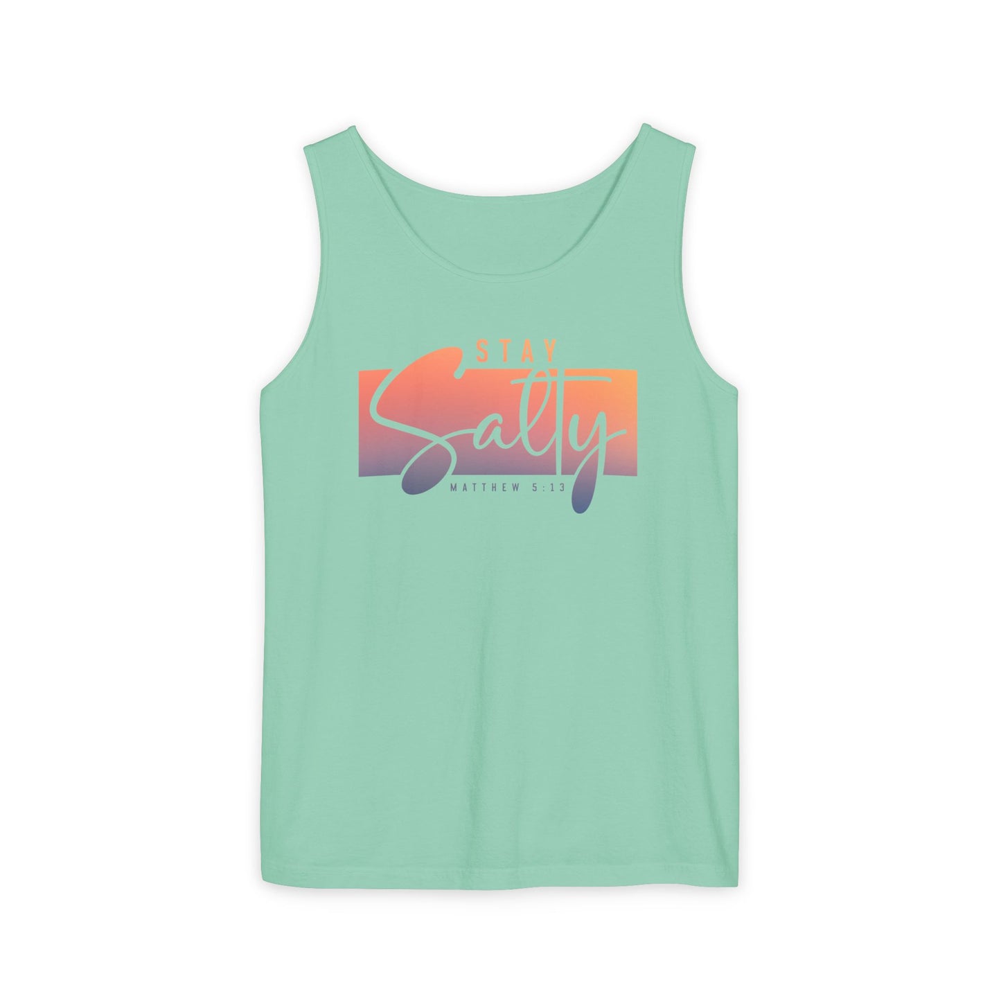 Stay Salty Matthew 5:13 Tank Top | Christian Scripture Summer Top