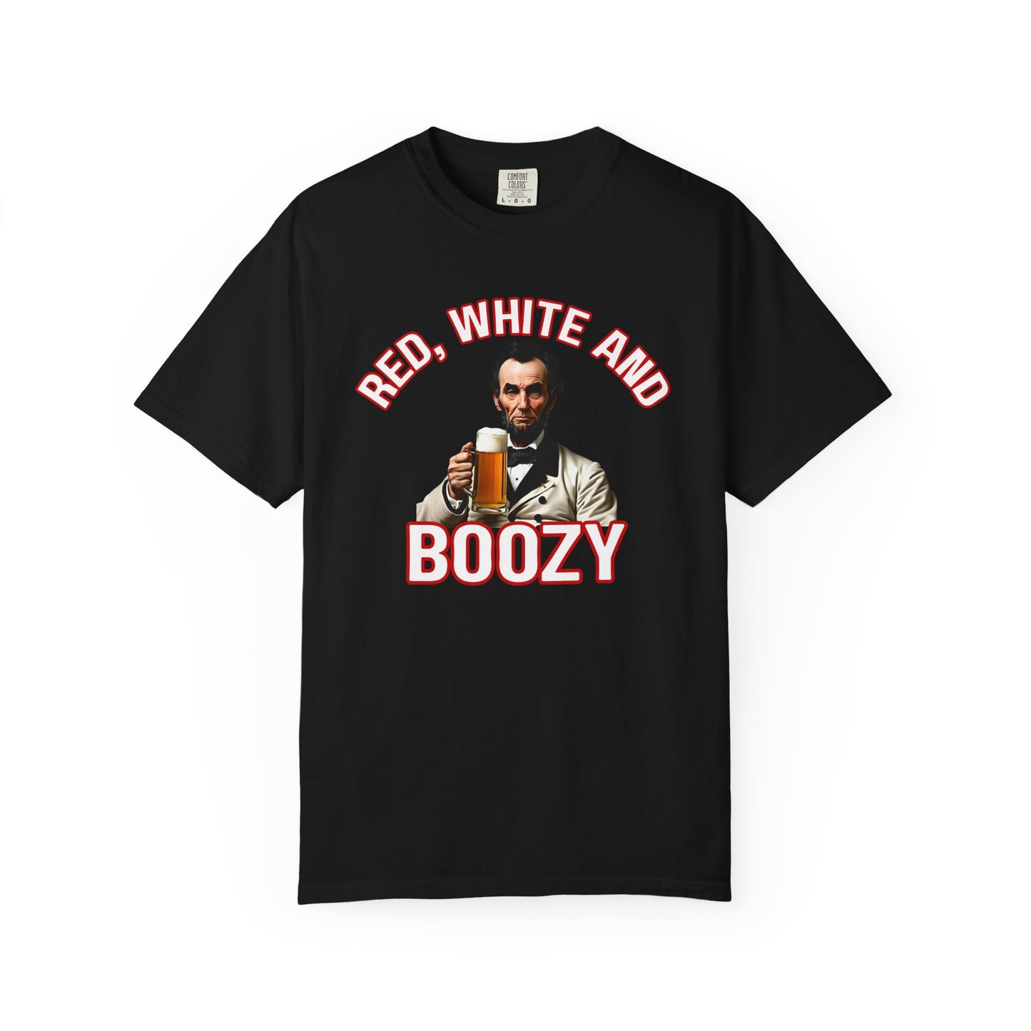 Red, White & Boozy Tee | Funny 4th of July Comfort Colors Shirt
