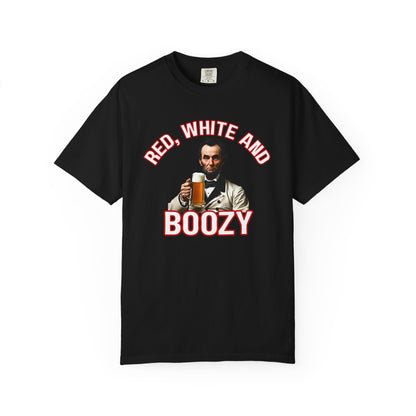 Red, White & Boozy Tee | Funny 4th of July Comfort Colors Shirt