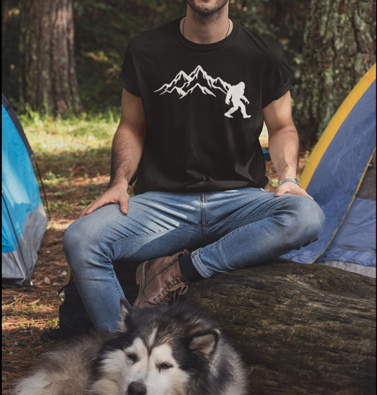 Sasquatch Adventure Tee Unisex T-shirt, Funny Gift, Camping Shirt, Outdoor Apparel, Nature Lover, Hiking Tee, Sasquatch, Bigfoot, Gift for him or her