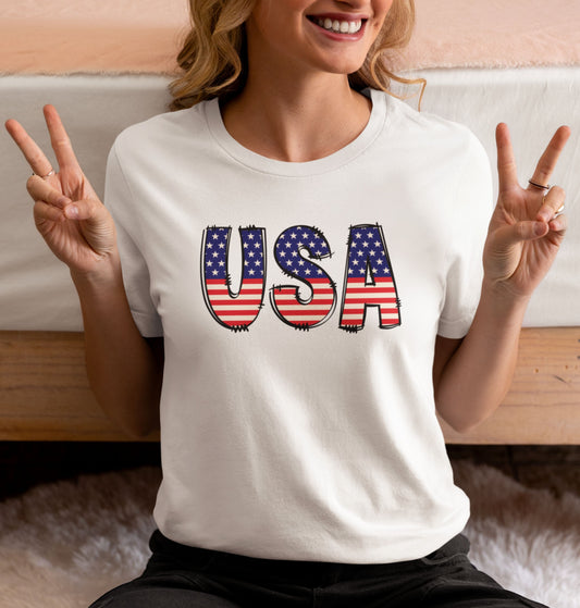 USA Flag T-Shirt, American Flag Shirt, USA T-Shirt, 4th Of July Shirt, Fourth Of July Tee, America Shirt, Independence Day Gift, Usa Tee